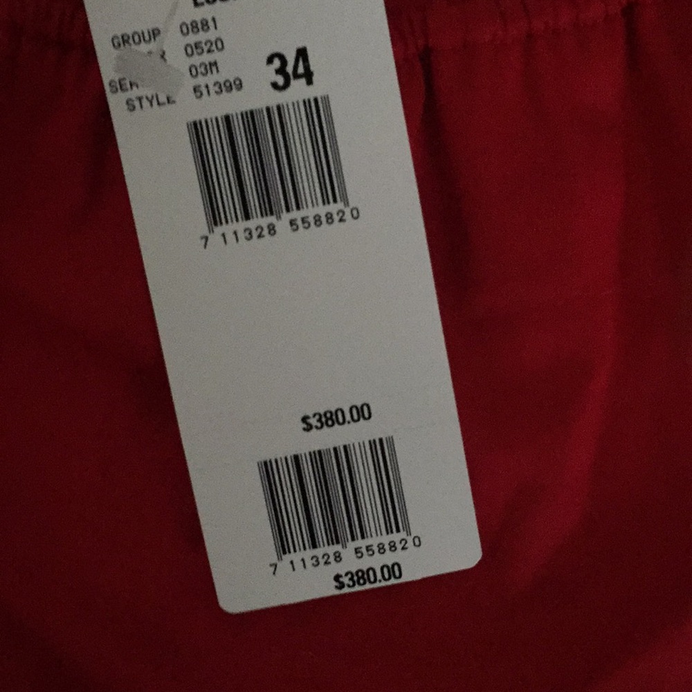NWT Escada Red Ruffle Halter - Picture 7 of 7